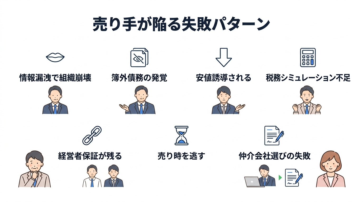 売り手企業の7つの典型的失敗パターン