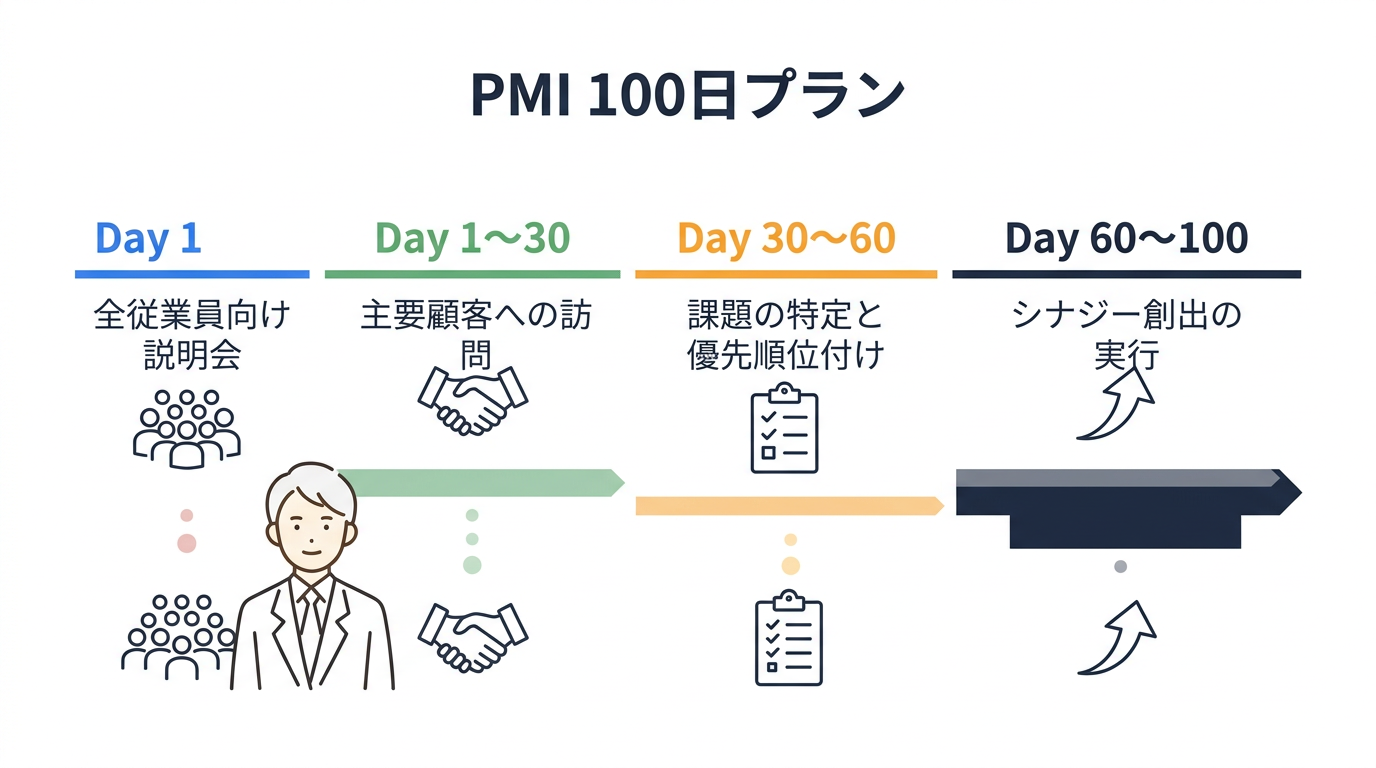PMI「100日プラン」の実践フレームワーク